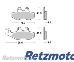 Plaquettes de freins AP RACING MAXI SCOOTER M�tal Fritt� Avant/Arri�re