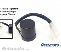 BRAZOLINE Relais/Centrale clignotante automatique Ampoule/Led (Honda, Yamaha, Suzuki, Kawasaki, etc)