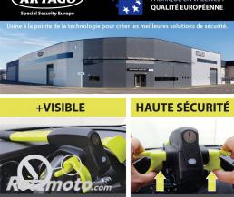Antivol Voiture Artago 870 Canne de Volant alarme Intelligente 120 DB