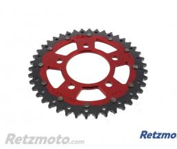 ZF SPROCKETS Couronne ART Bi-composant 42 dents Aluminium ultra-light anti-boue pas 525 rouge 