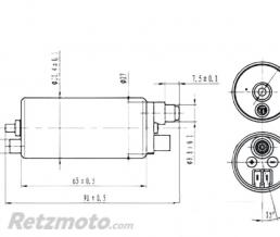 Pompe � essence Honda CRF450/CRF250/CBR125(oem 16700-MKE-AF3)
