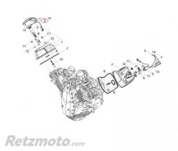 Cache bougie avd Moto guzzi V100 Mandello-1A023323
