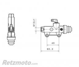 Ma�tre cylindre frein ar Brembo PS13