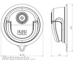 Base ventouse QUAD LOCK 360