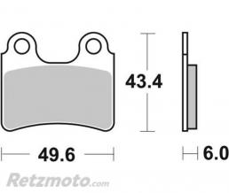 BRAKING  Plaquettes de frein BRAKING Off-Road 831CM46 m�tal fritt� 