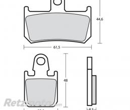 BREMBO  Plaquettes frein BREMBO UPGRADE Type M528 Z04 - Racing 