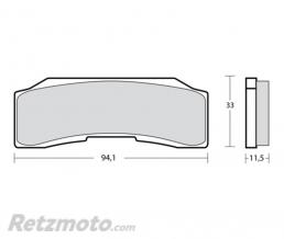 BREMBO  Plaquettes de frein BREMBO UPGRADE Z03 M�tal Fritt� - 07B36640 