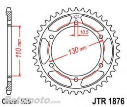 JT SPROCKETS Couronne JT SPROCKETS acier standard 1876 - 525