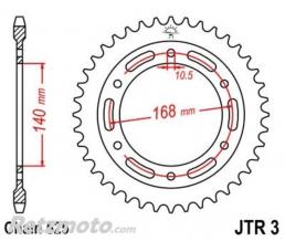 JT SPROCKETS Couronne JT SPROCKETS zinc standard 3 - 525