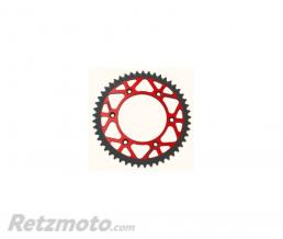 PBR Couronne PBR Twin Color rouge/noir 52 dents alu ultra-light anti-boue anodis� dur pas 520 type 899