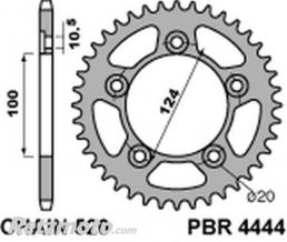 PBR Couronne PBR acier C45 standard 4444 - 520