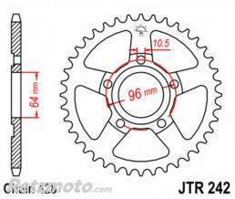 JT SPROCKETS Couronne JT SPROCKETS acier standard 242 - 428