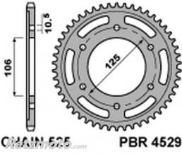 PBR Couronne PBR aluminium Ultra-Light 4529 - 525