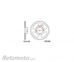 JT SPROCKETS Couronne 50 dents JT SPROCKETS acier standard 810 - 428
