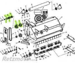 ART Pi�ce d�tach�e ART Tondeuse SLH 120 - embrayage complet - vue n� 5 / 6 / 7 / 8 / 9