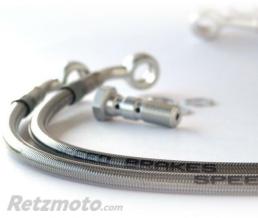 TECNIUM Durite de frein Aviation SPEEDBRAKES carbone/raccord bleu