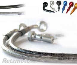 TECNIUM Durite de frein Aviation SPEEDBRAKES carbone/raccord argent