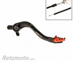RFX P�dale de frein arri�re RFX Pro ST (Anodis� dur noir/orange)