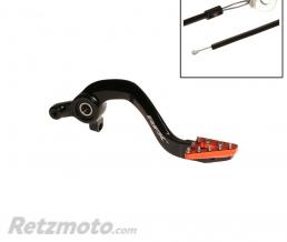 RFX P�dale de frein arri�re RFX Pro ST (Anodis� dur noir/orange) - KTM65