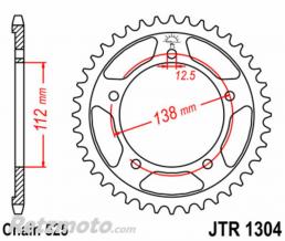 Kit cha�ne Honda CB600 F '07-13 DID 525VX3 16x43 renforc� - couronne standard