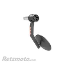 HIGHSIDER R�troviseur d'embout de guidon HIGHSIDER pro Montana-Rim avec clignotant LED - noir - l'unit�