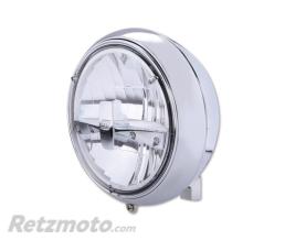 HIGHSIDER Feu avant LED HIGHSIDER pro Yuma 2 Type 3 - 7 pouces - homologu� E - chrom� - � l'unit�