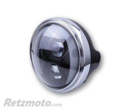 HIGHSIDER Feu avant LED HIGHSIDER pro LTD Type 8 - 7 pouces - avec TFL - avec feux directionnels - homologu� E - noir - � l'unit�