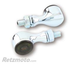 HIGHSIDER Clignotants/feux de position LED HIGHSIDER pro - Apollo Classic - chrom�/fum� - 2en1 - homologu� E - la paire