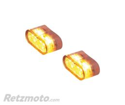 HIGHSIDER Clignotant LED HIGHSIDER pro Little Star-MX Pro Module homologu� - verre fum� - la paire