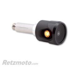HIGHSIDER Clignotants sur embouts de guidon LED HIGHSIDER pro - Akron-Flash - noir/orange - homologu� E - la paire