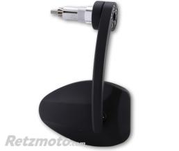 HIGHSIDER R�troviseur d'embout de guidon HIGHSIDER pro Ferrara 2 - noir - l'unit�
