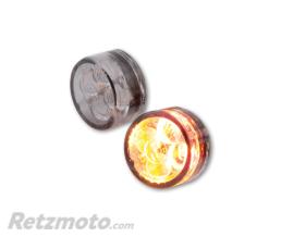 HIGHSIDER Feu arri�re/clignotant LED HIGHSIDER smart Module Sixteen 3en1 homologu� - verre fum� - la paire