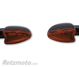 HIGHSIDER Clignotant HIGHSIDER smart Arrow Mini homologu� - verre orange - la paire