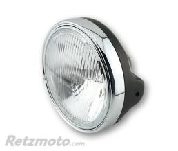 HIGHSIDER Feu avant LTD H4 HIGHSIDER smart - 7 pouces - Insert de phare H4 avec verre gaufr� - homologu� E - noir - � l'unit�