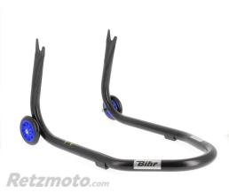 BIHR B�quille Arri�re BIHR Home Track Fixe Supports En�V�Noir Mat Roues Bleu