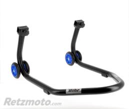 BIHR B�quille Arri�re BIHR Home Track Supports En�L �Noir Mat Roues Bleu