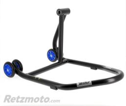 BIHR B�quille Monobras Droite BIHR Home Track Noir Mat Roues Bleu