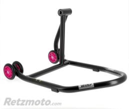 BIHR B�quille Monobras Droite BIHR Home Track Noir Mat Roues Rose