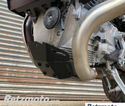 Sabot moteur Moto Guzzi V100 Mandello Gris-38405S