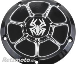 REKLUSE Carter d'embrayage REKLUSE Derby noir brillant - Harley Davidson