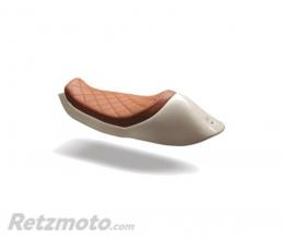 Coque ar cafe racer/Selle adaptable Harley-Davidson marron 