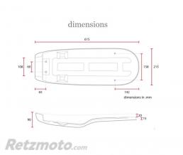 Selle adaptable Honda CX 500 marron