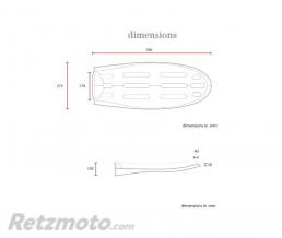 Selle avec RACK adaptable BMW R45/75/80/100 twin shock noire 