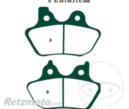 EBC Plaquette de frein Semi-Sinter V EBC