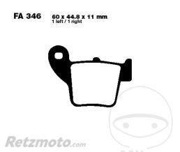 EBC Plaquette de Frein Sinter MX-S EBC