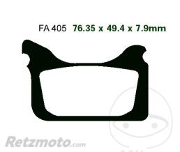 EBC Plaquette de Frein Sinter MX-S EBC
