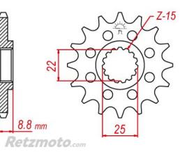 ESJOT Pignon TT Esjot Lightweight