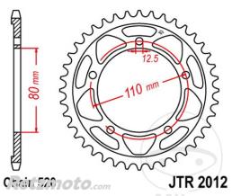 JT SPROCKETS Couronne 42 Dents Pas 520