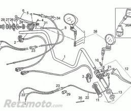 Cable Secondaire Gaz Moto guzzi Forida 650-GU23117770