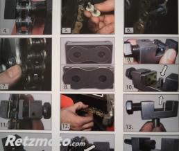 Rive Chaine moto Axe plein chaine outil 520/525/530/532